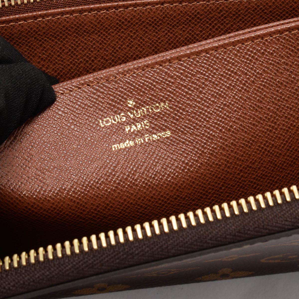 Louis Vuitton Brown Monogram Canvas Zippy Wallet