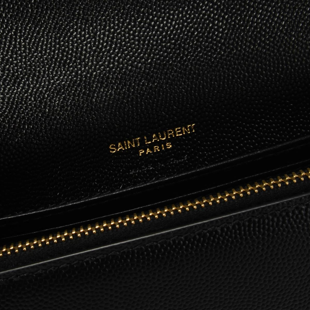 Saint Laurent Black Grain de Poudre Kate Belt Bag