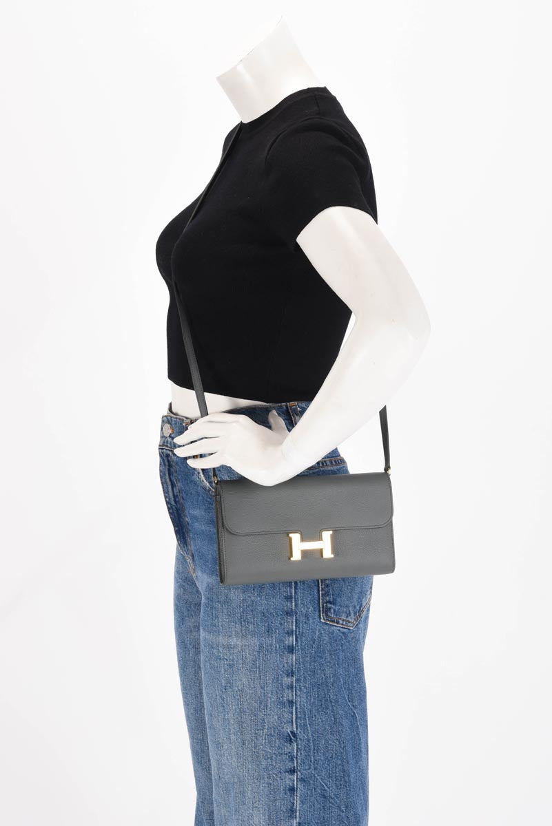 Hermes Vert Amande Evercolor Constance To Go Wallet
