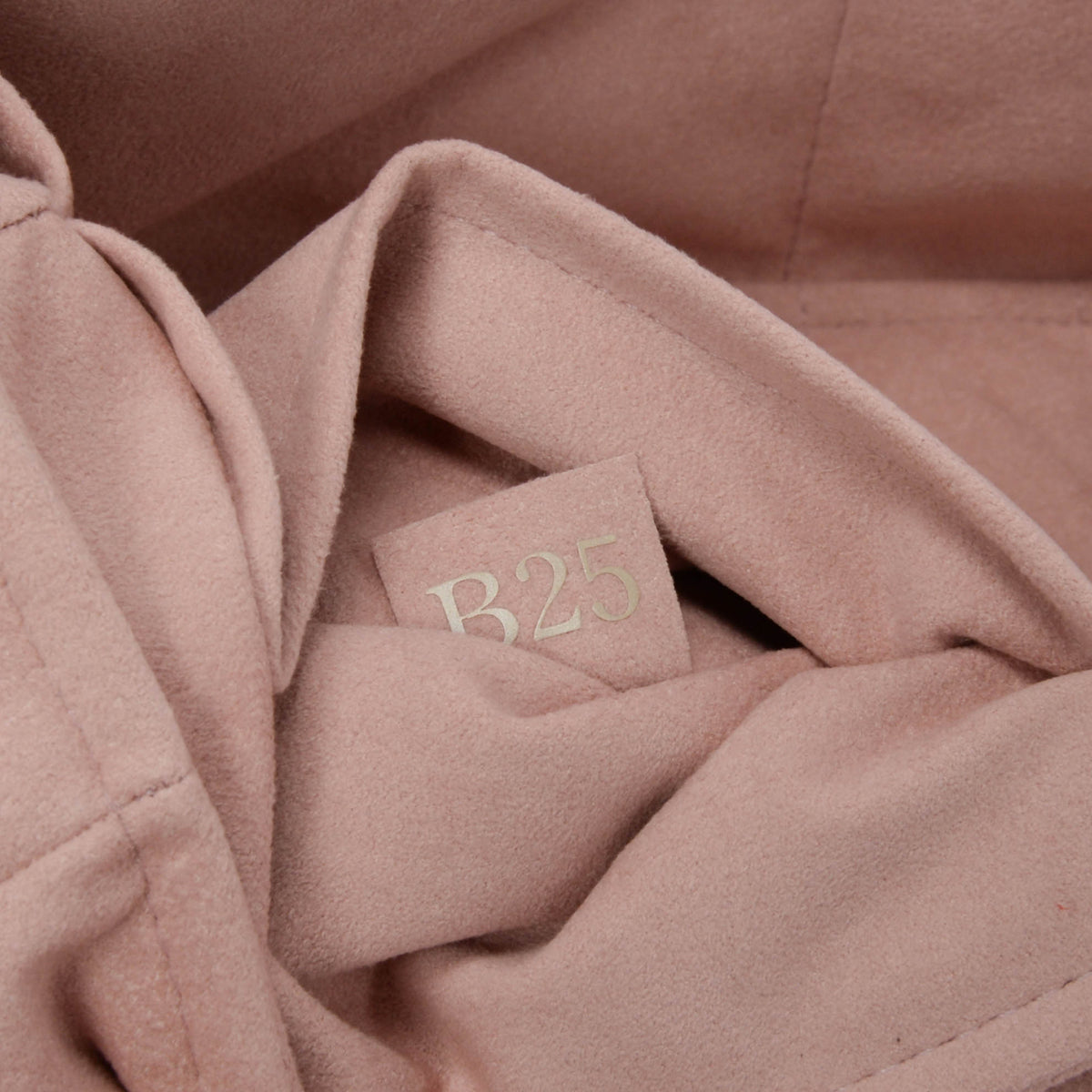 7 Rue Paradis Blush Alcantara Kelly 25 Bag Insert