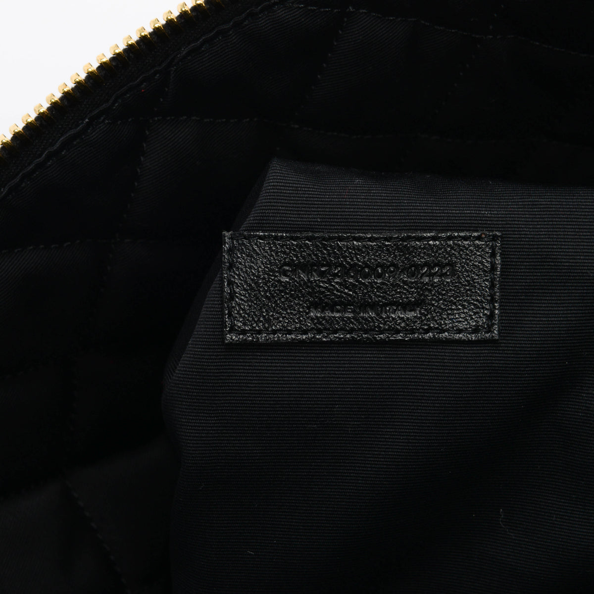 Saint Laurent Black Quilted Calfskin ES Giant Travel Bag