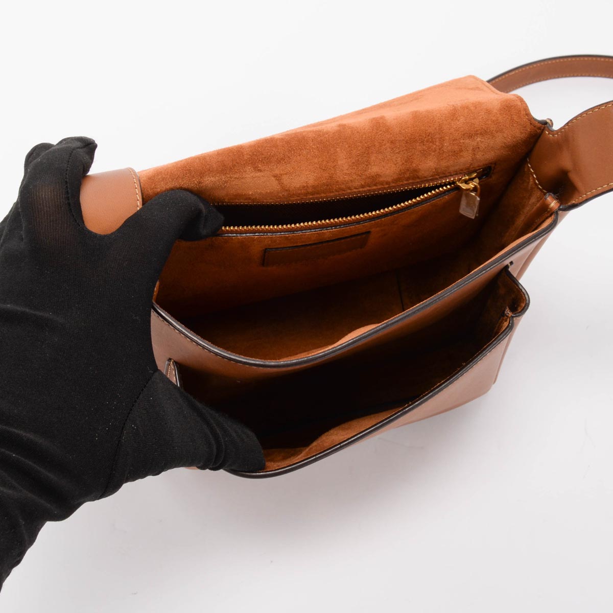 Saint Laurent Brick Vegetable Tanned Calfskin Niki Satchel Bag