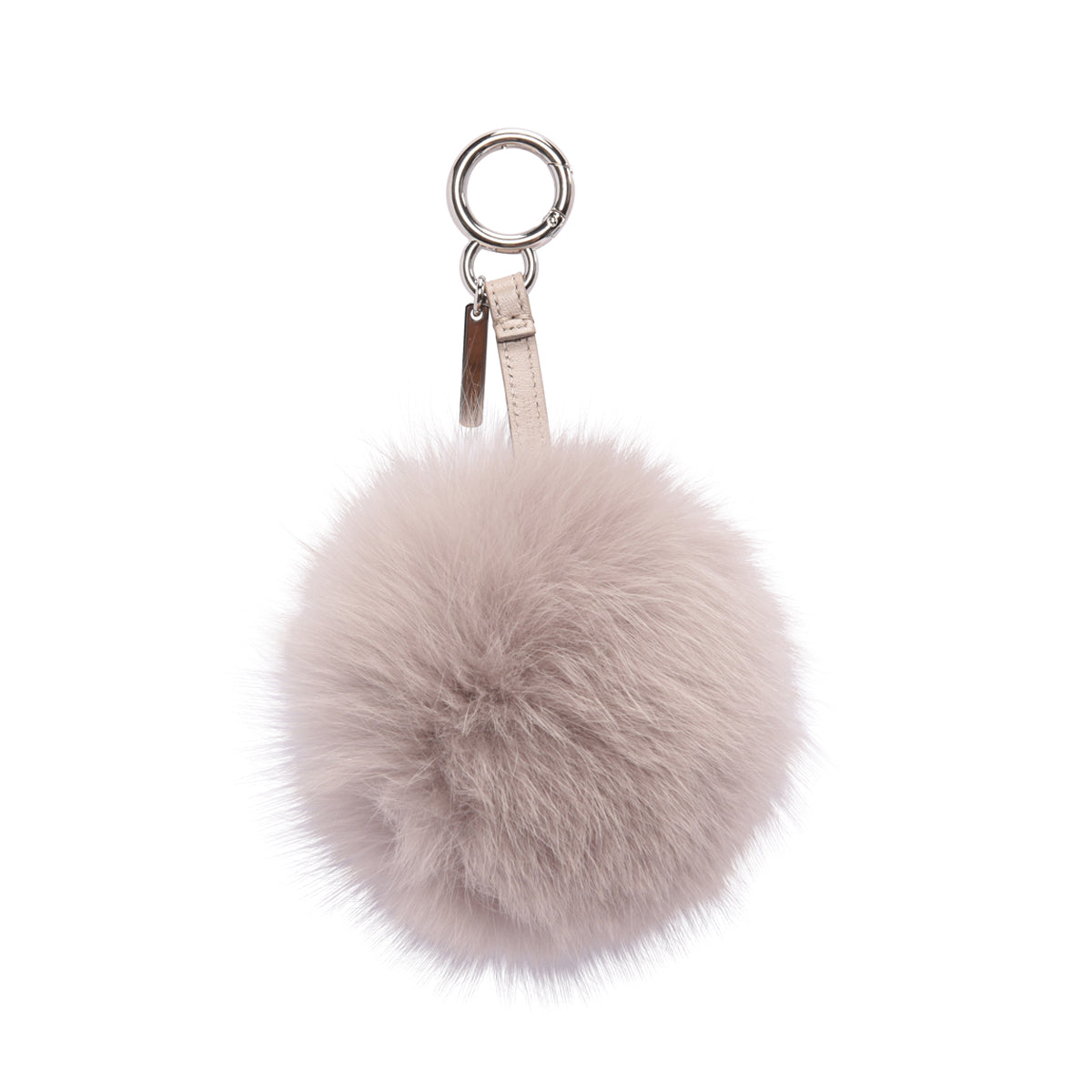 Fox fur bag charm sale