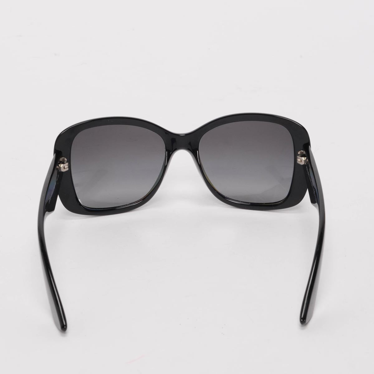 Prada Black Round Acetate Sunglasses