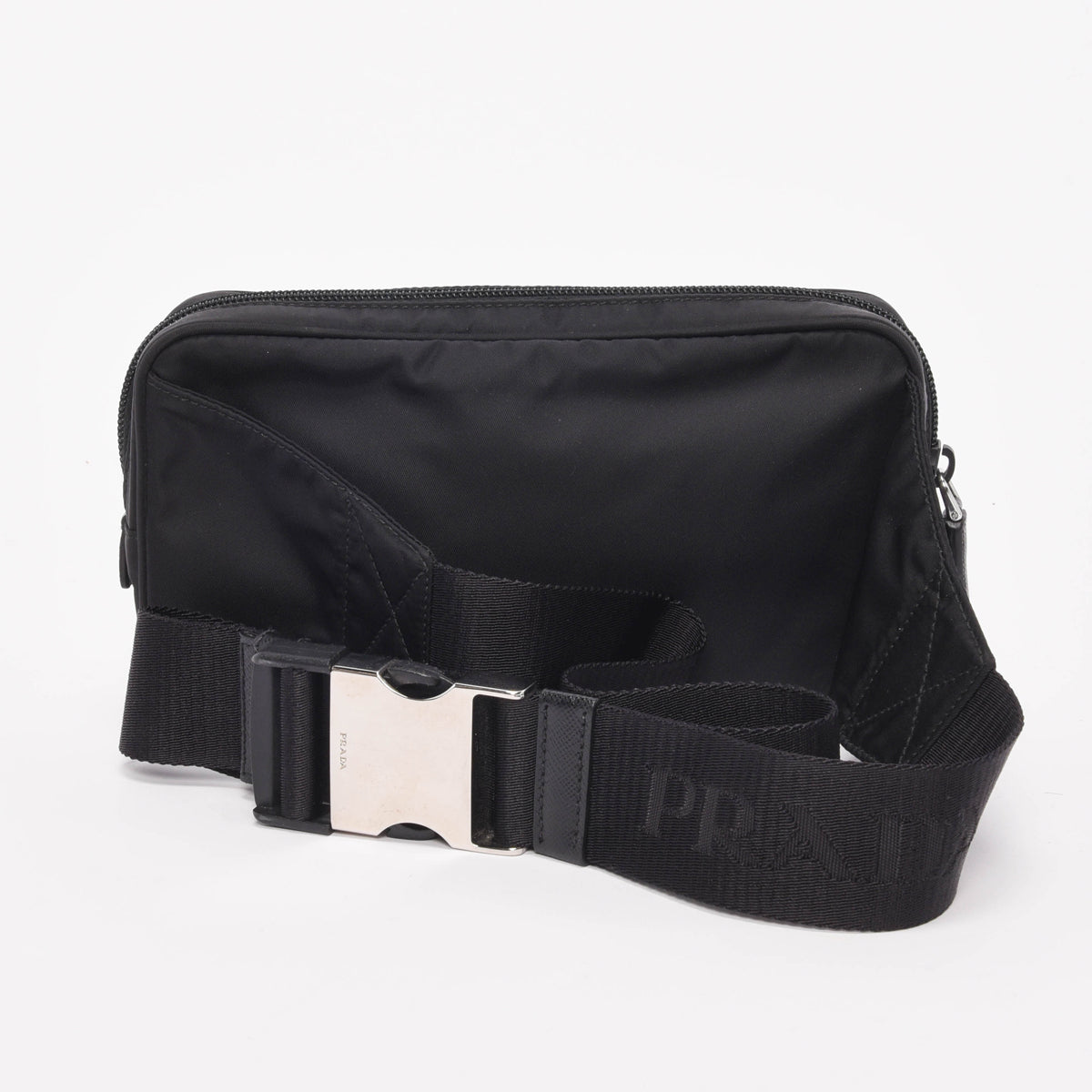 Prada Black Re-Nylon Belt Bag