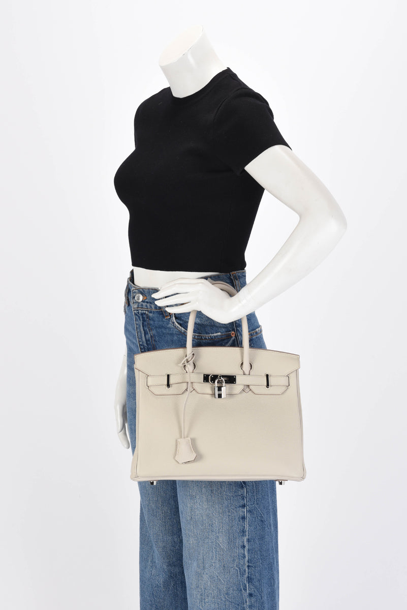 Hermes Beton Togo Birkin 30 PHW