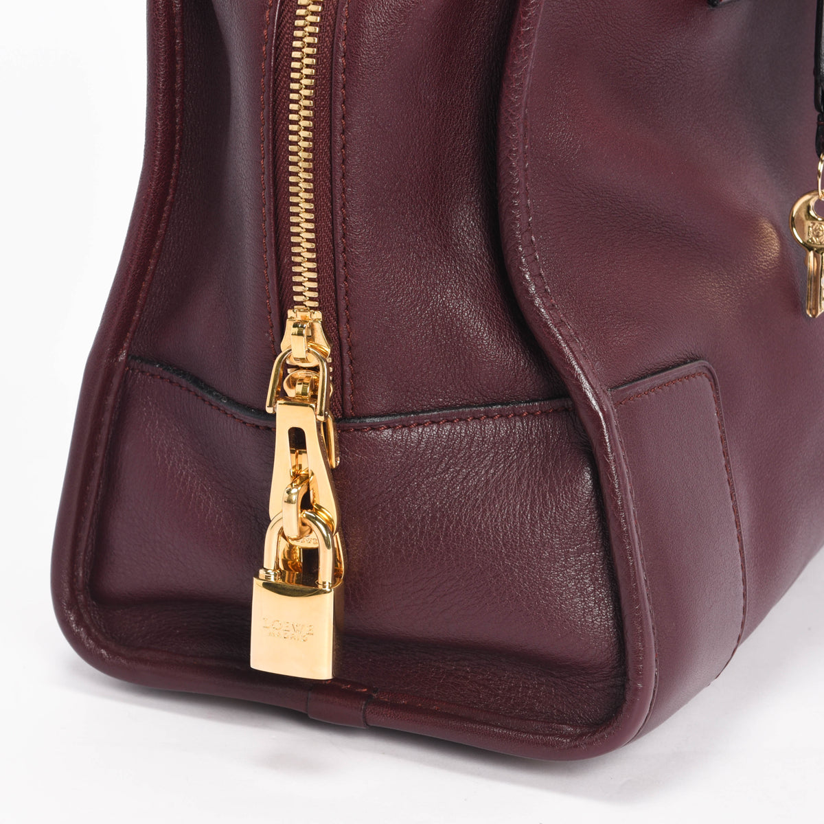 Loewe Bordeaux Nappa Calfskin Amazona 36 Bag