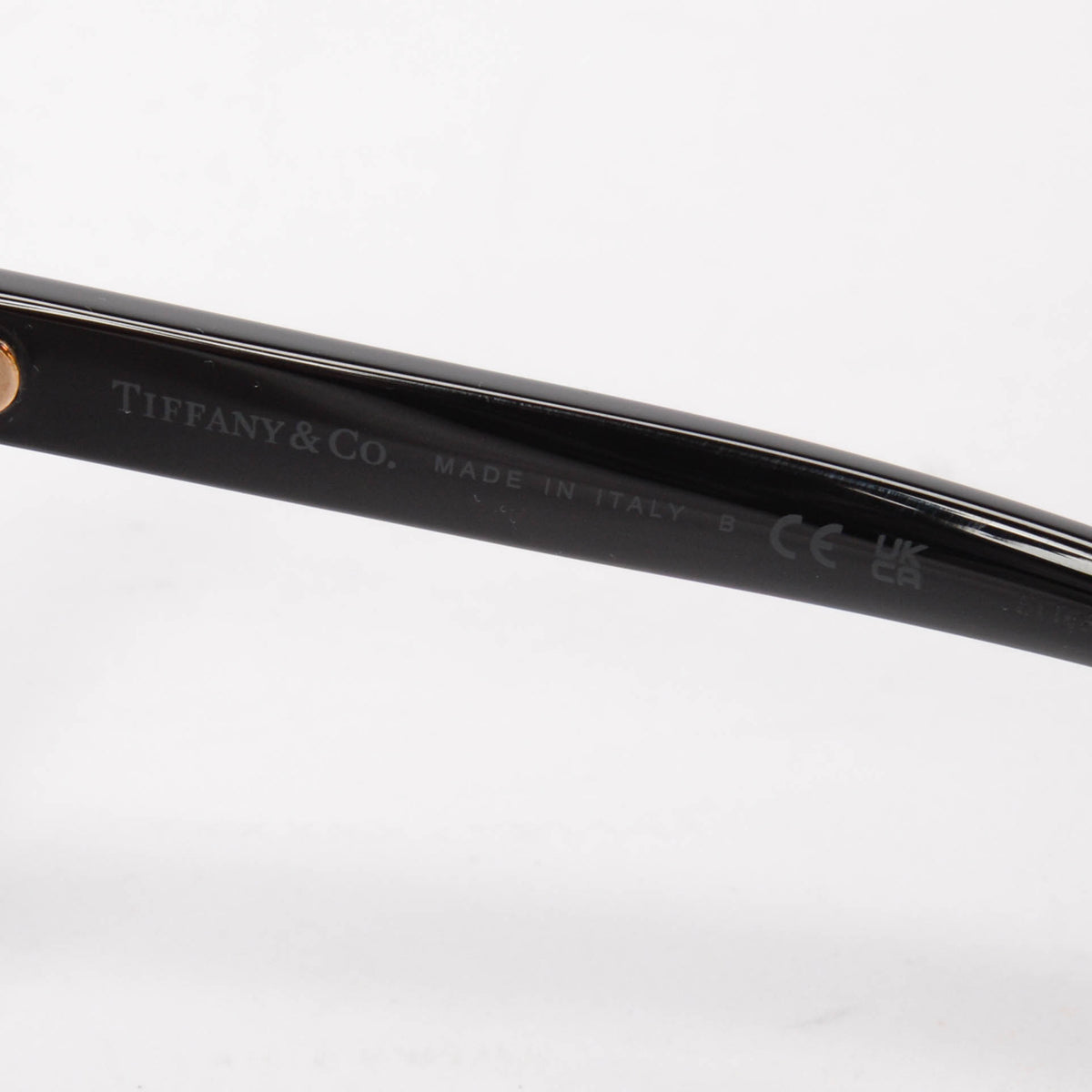 Tiffany & Co Black & Gold Tiffany T Cat Eye Sunglasses