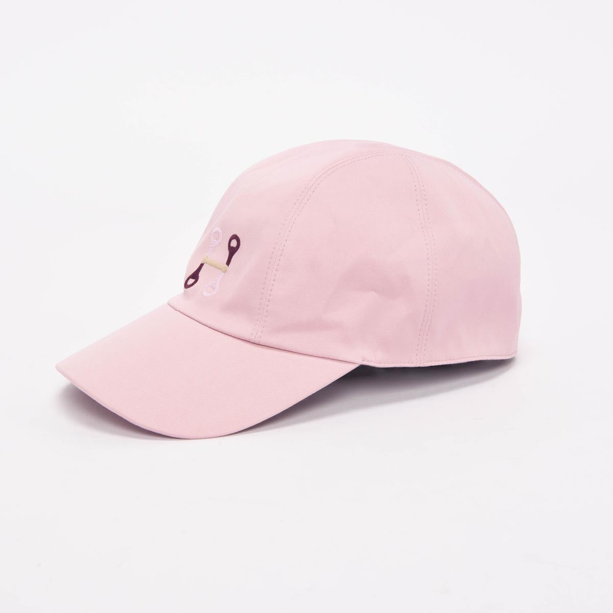 Hermes Pink Cotton Miles H Mors Cap