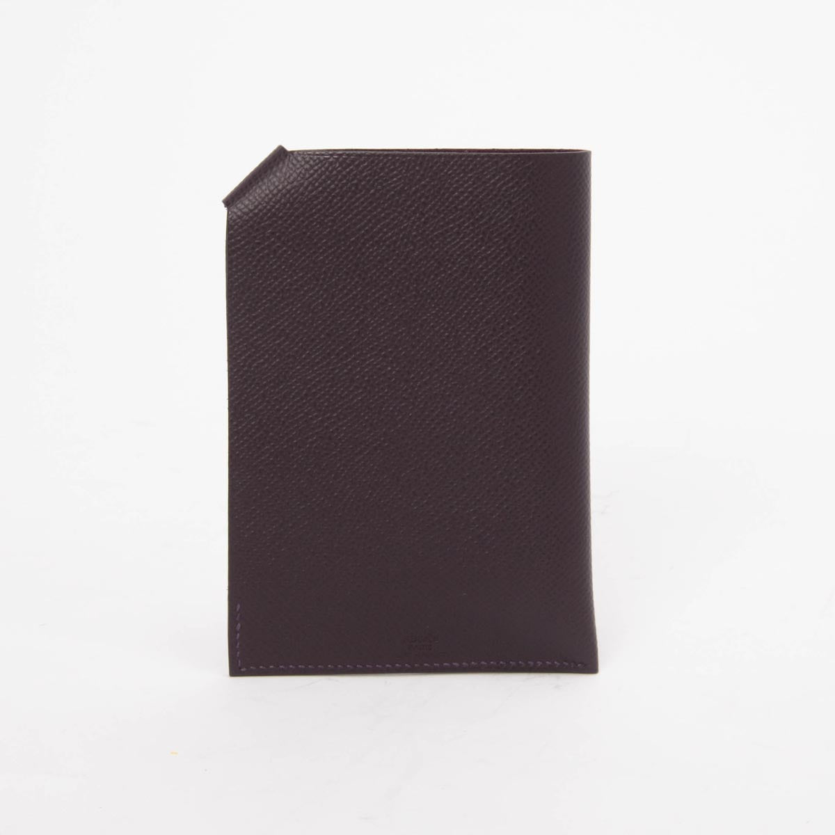Hermes Raisin Epsom Tarmac Passport Holder