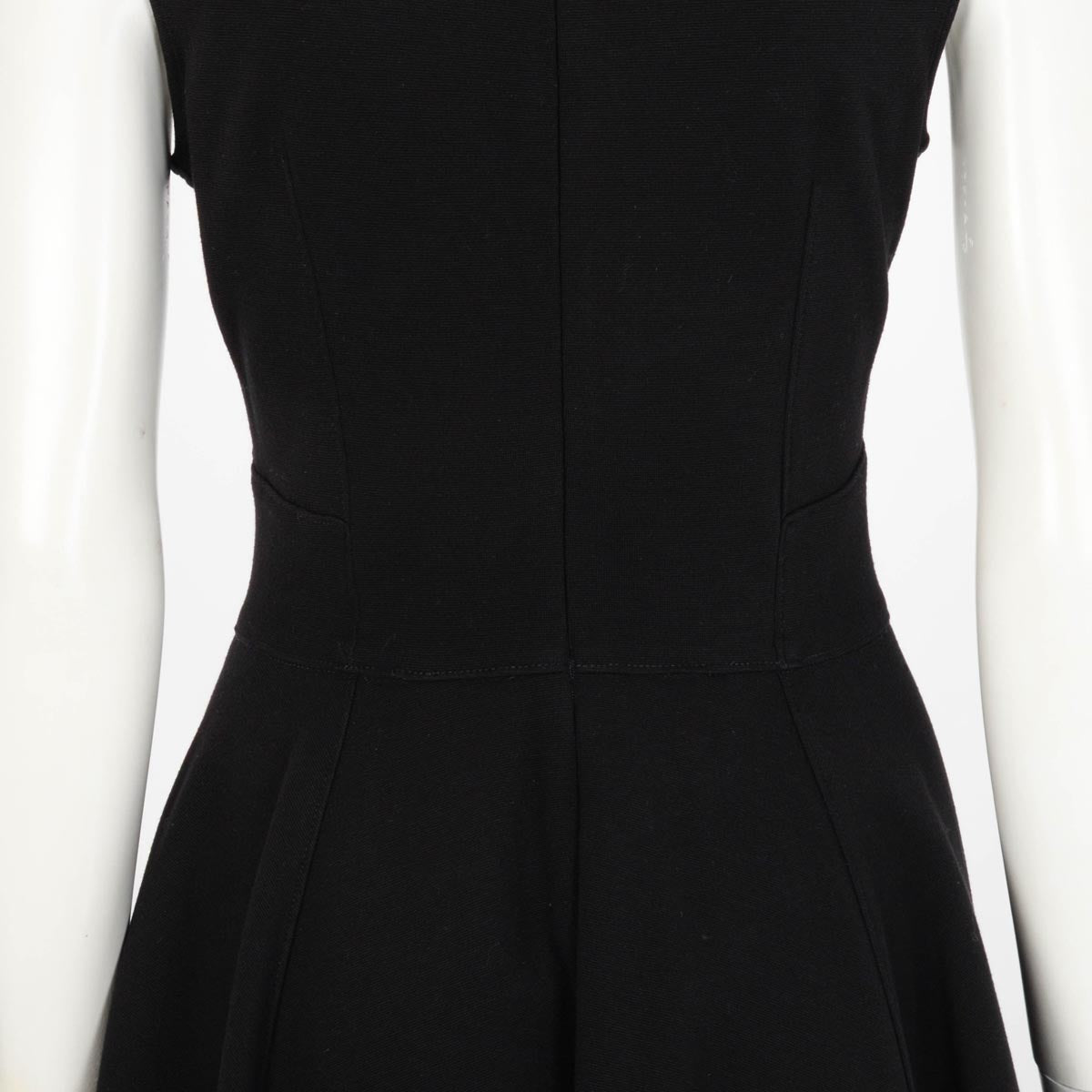 Prada Black Interlock Fit & Flair Dress XL