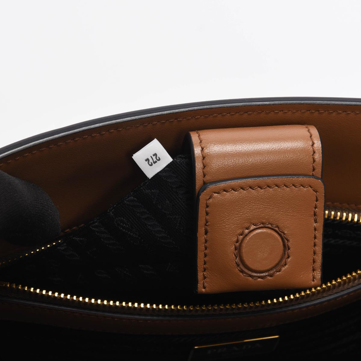 Prada Cannella Saffiano 2Way Tote
