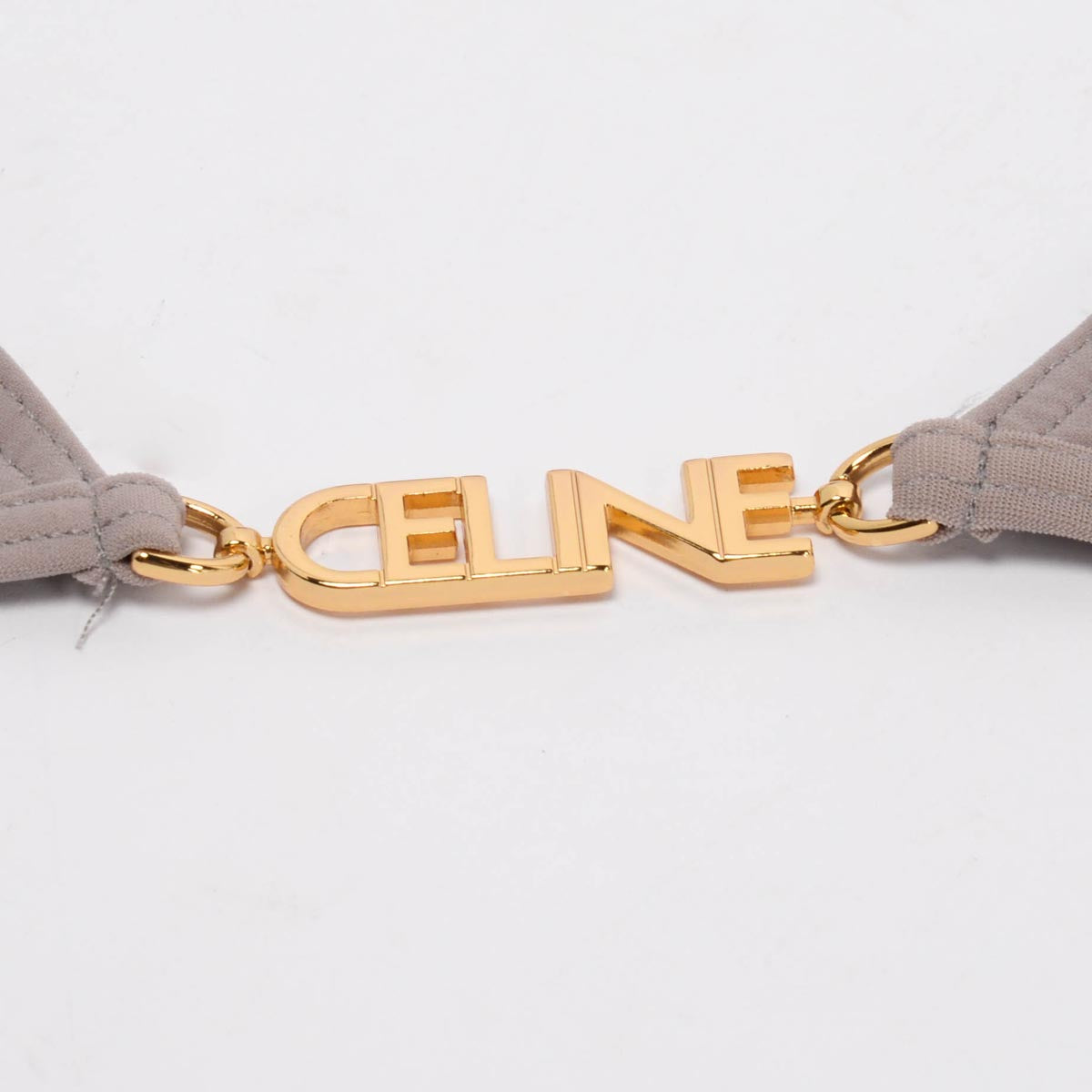 Celine Dusty Lilac Matte Jersey Logo Bikini Set