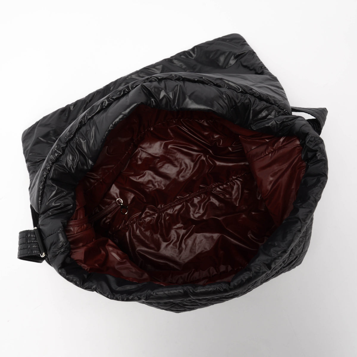 Chanel Black Quilted Nylon Coco Cocoon Large Tote