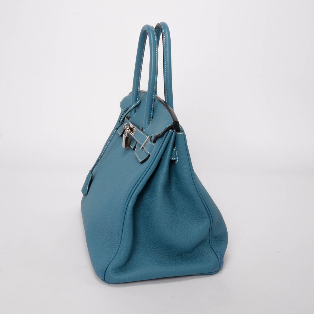 Hermes Blue Jean Togo Birkin 35 PHW