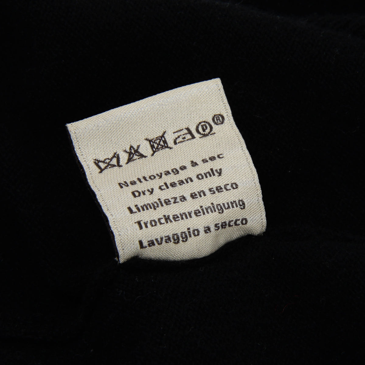 Hermes Black & Grey Wool Braid Detail Sweater L
