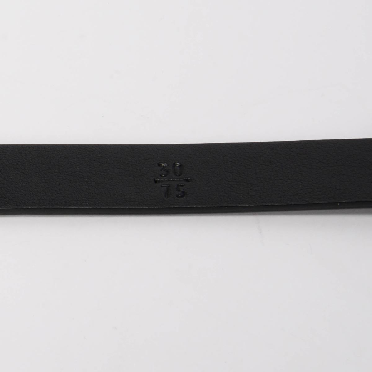 Prada Black Leather Harness Buckle Belt