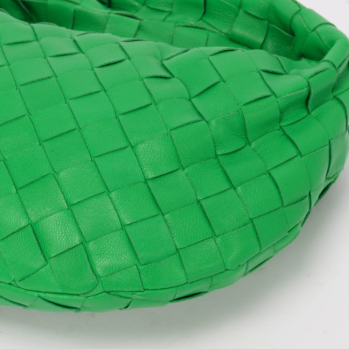 Bottega Veneta Parakeet Green Intrecciato Mini Jodie