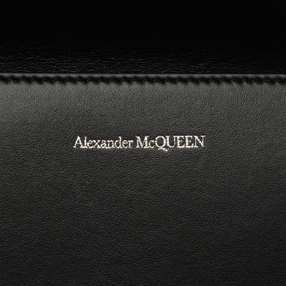 Alexander McQueen Black Studded Knuckle Cross Body Bag