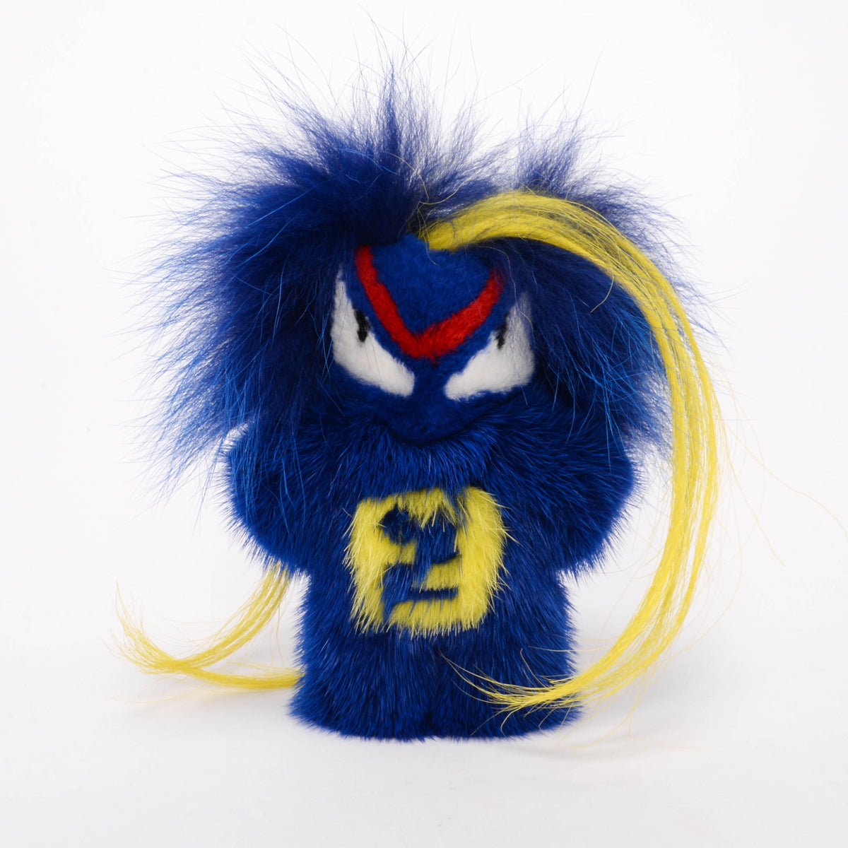 Fendi Blue Mink Fendirumi Bug-Kun Bag Charm