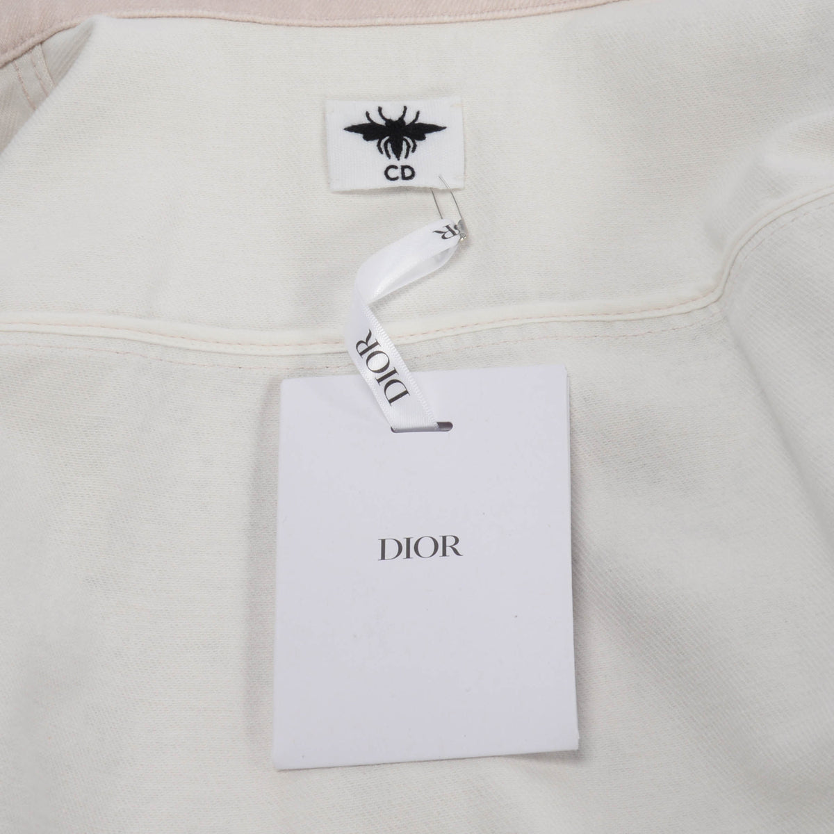 Dior Pink Denim Astral Flowers Jacket FR 40