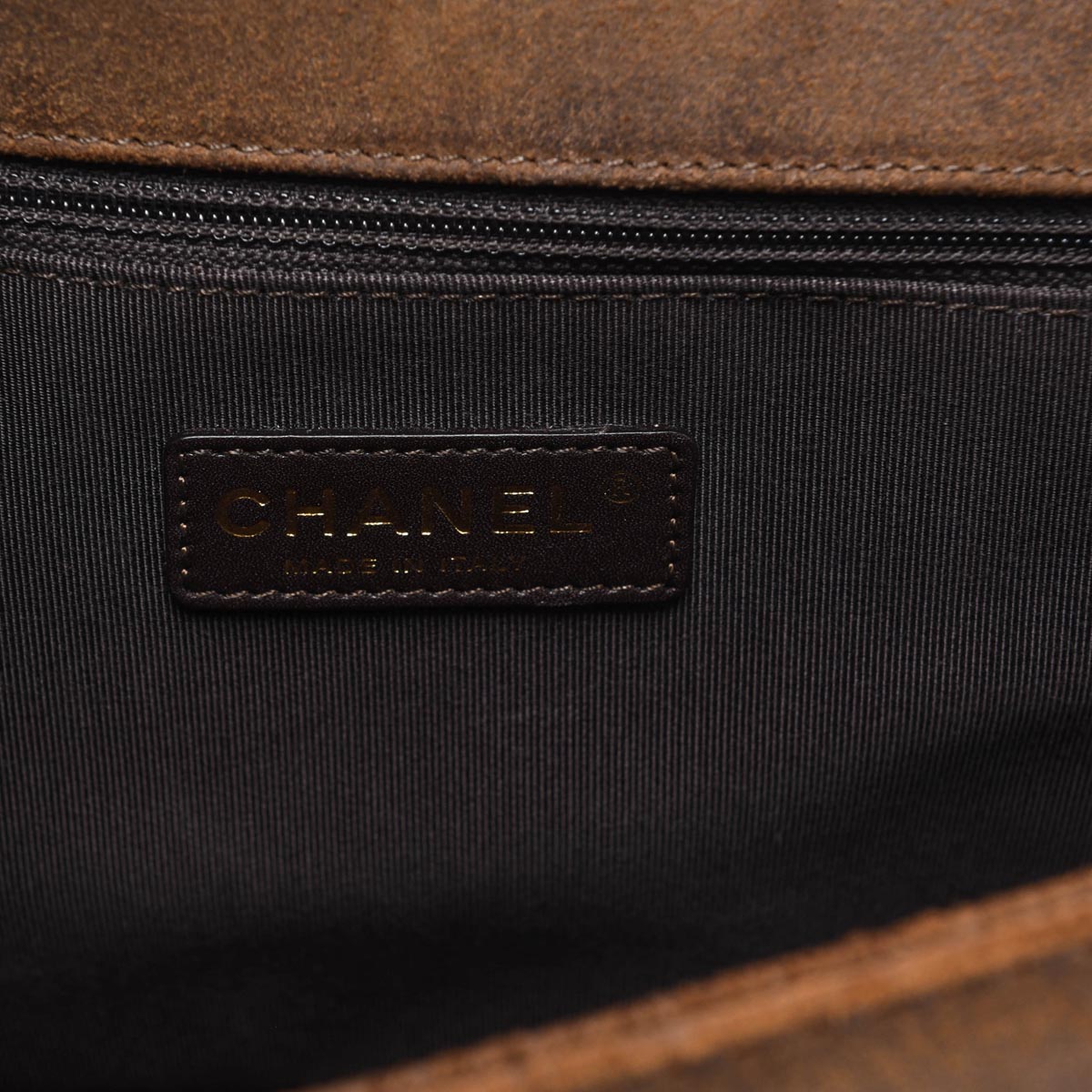 Chanel Burgundy Quilted Aged Calfskin Large Boy Bag