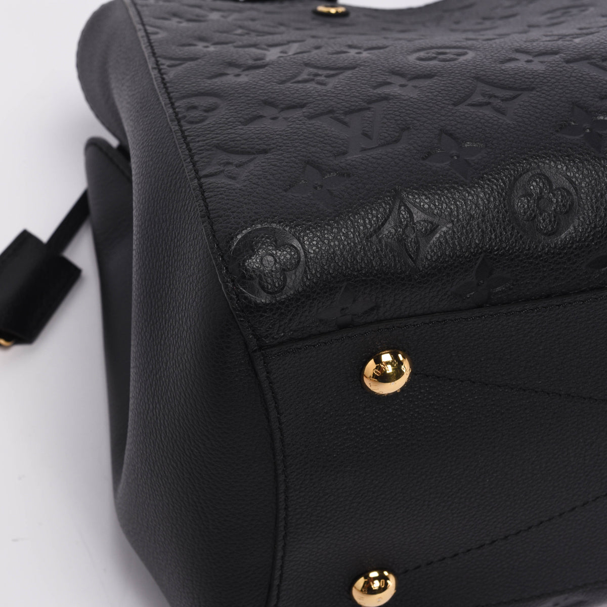 Louis Vuitton Black Monogram Empreinte Montaigne GM