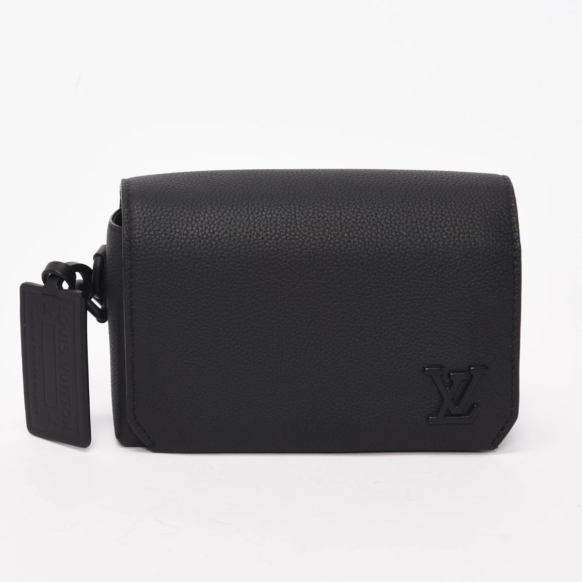 Louis Vuitton Black Calfskin Fastline Wearable Wallet
