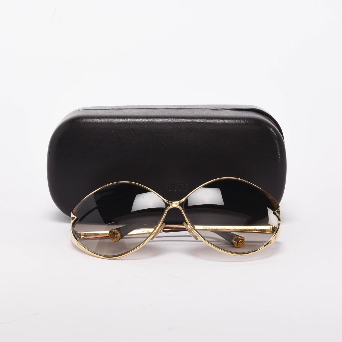 Louis Vuitton Gold Tone Metal Frame Laurel Sunglasses