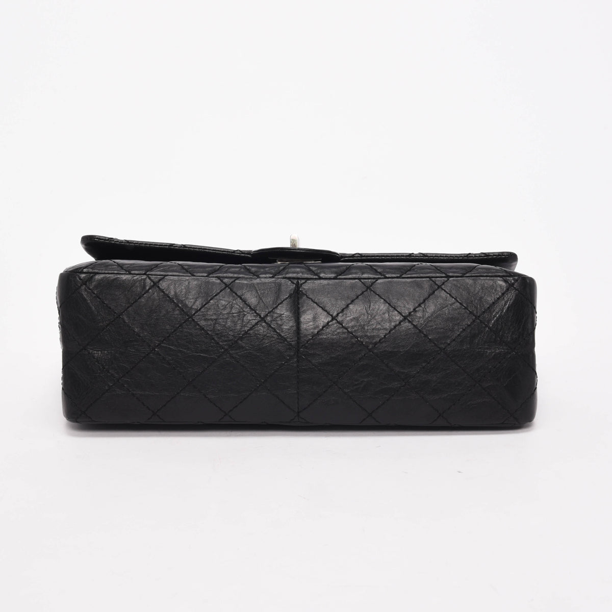 Chanel Black Aged Calfskin 2.55 Reissue 226 Flap Bag