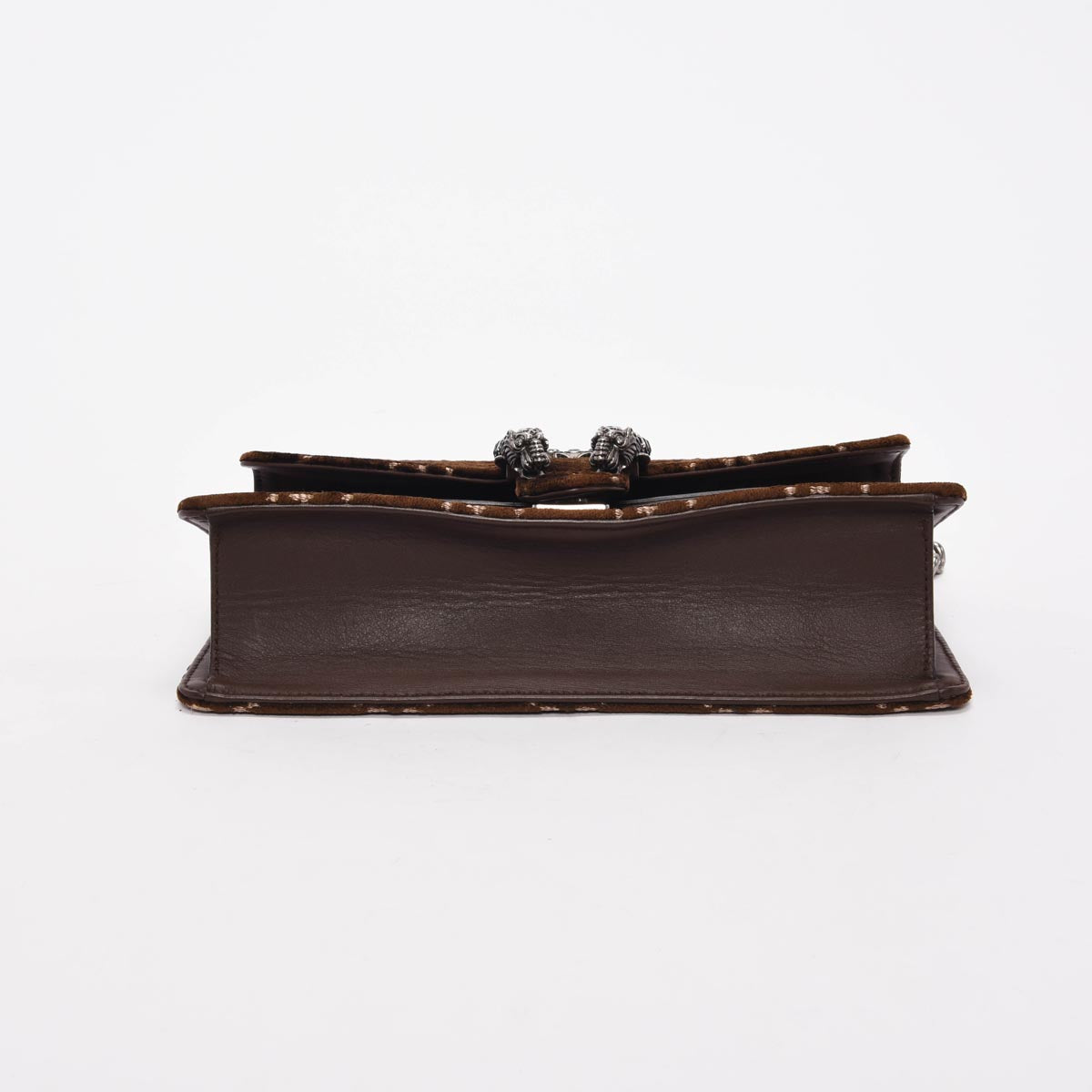 Gucci Brown GG Velvet Small Dionysus Shoulder Bag