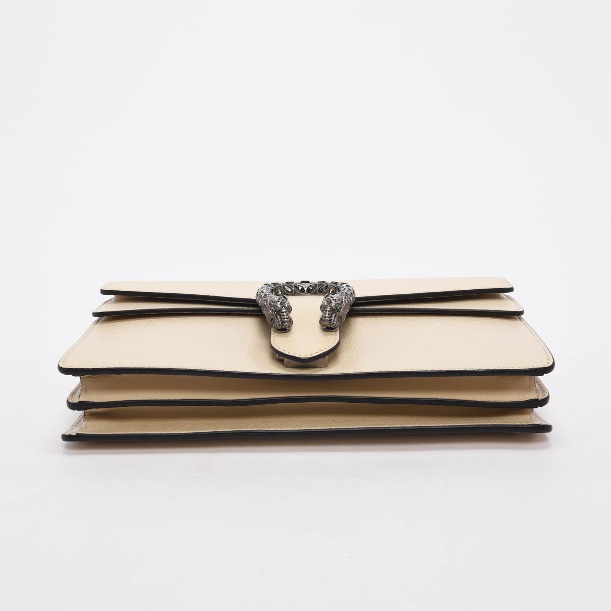Gucci Mystic White Textured Calfskin Dionysus Small Shoulder Bag