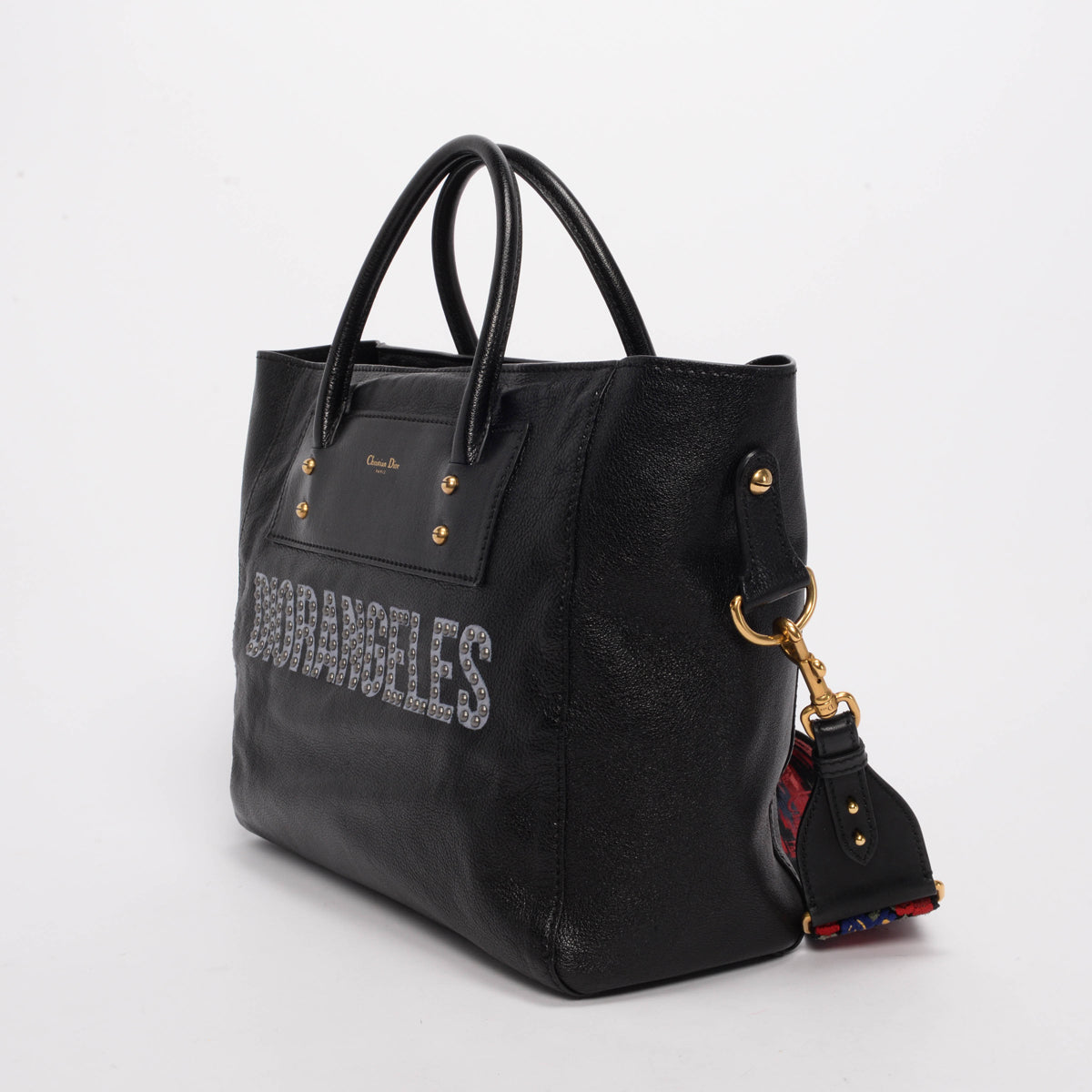 Dior Black Goatskin DiorAngeles Tote
