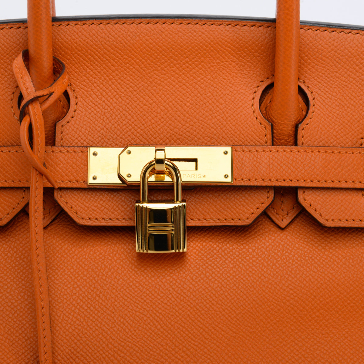 Hermes Orange Epsom Birkin 30 GHW