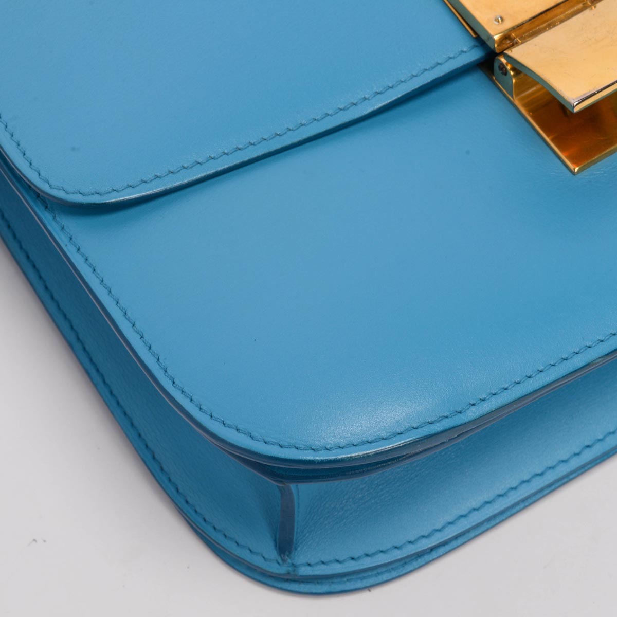 Celine Aqua Box Calf Classic Box Bag