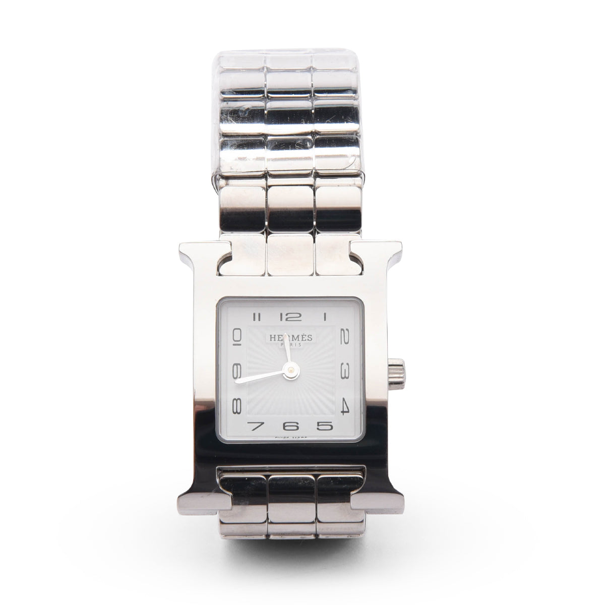Hermes Stainless Steel Heure H Medium Model Watch