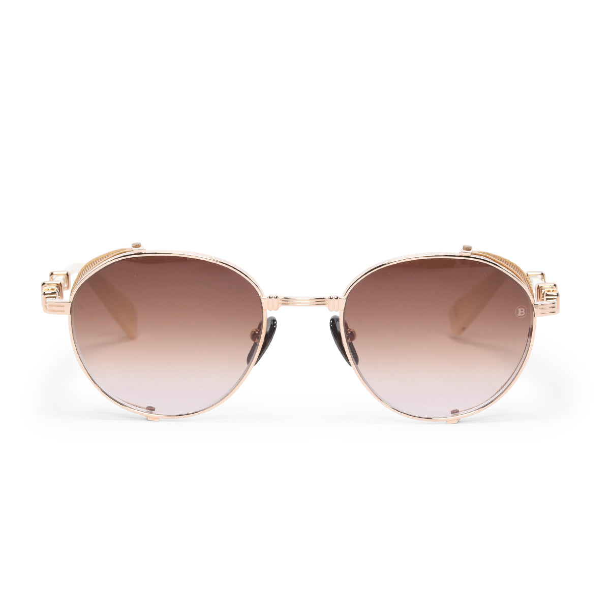 Balmain Cream & Gold Brigade Sunglasses