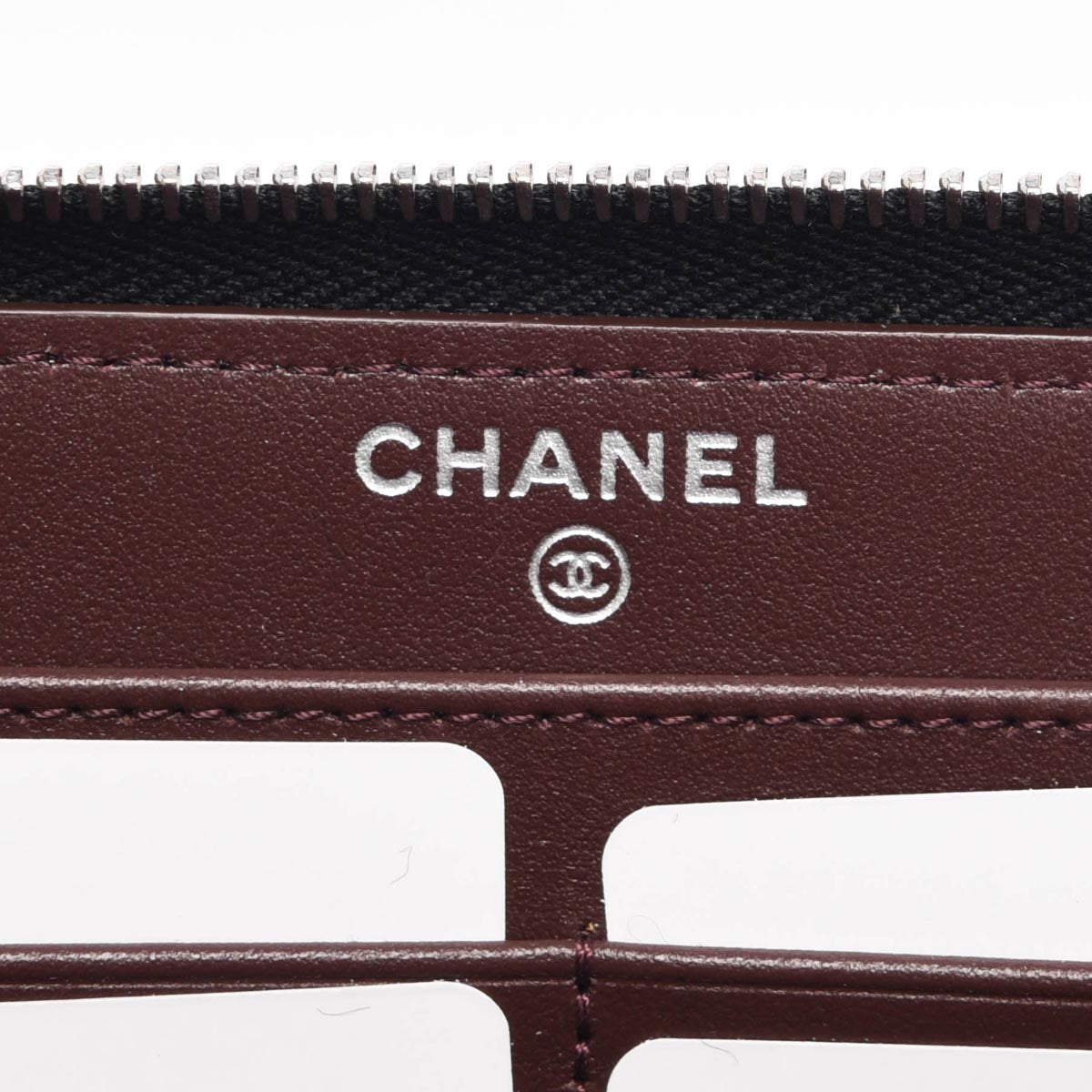 Chanel Black Quilted Caviar Long Zipped Wallet