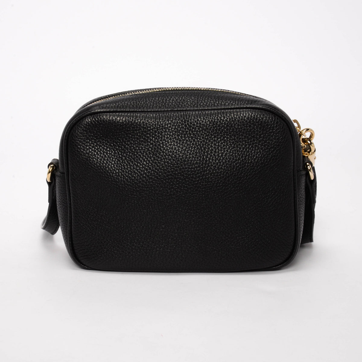 Gucci Black Grained Calfskin Soho Disco Bag