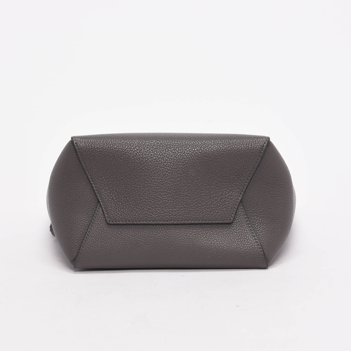Celine Dark Grey Grained Calfskin Small Sangle Shoulder Bag