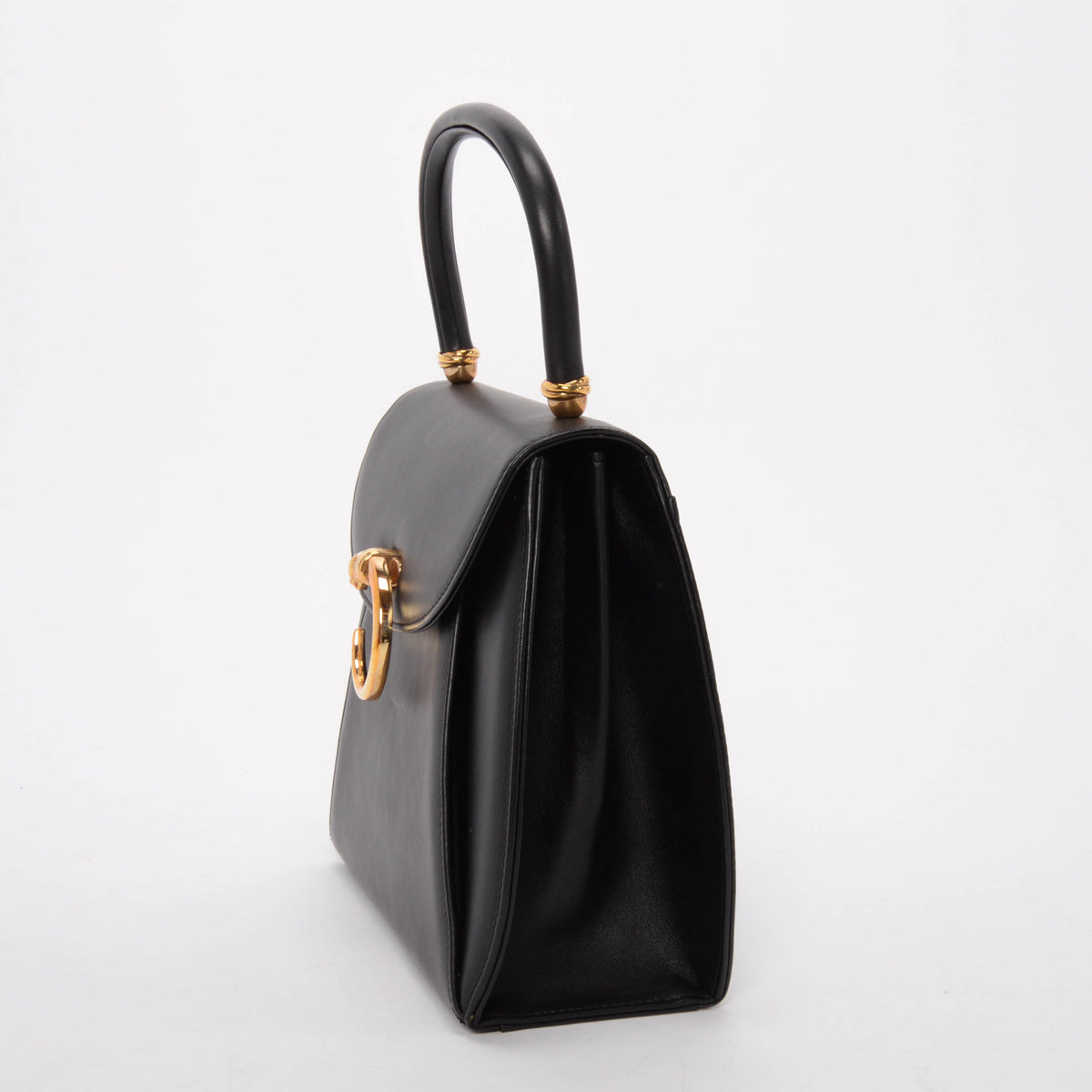 Cartier Black Calfskin Must De Cartier Panthere Bag