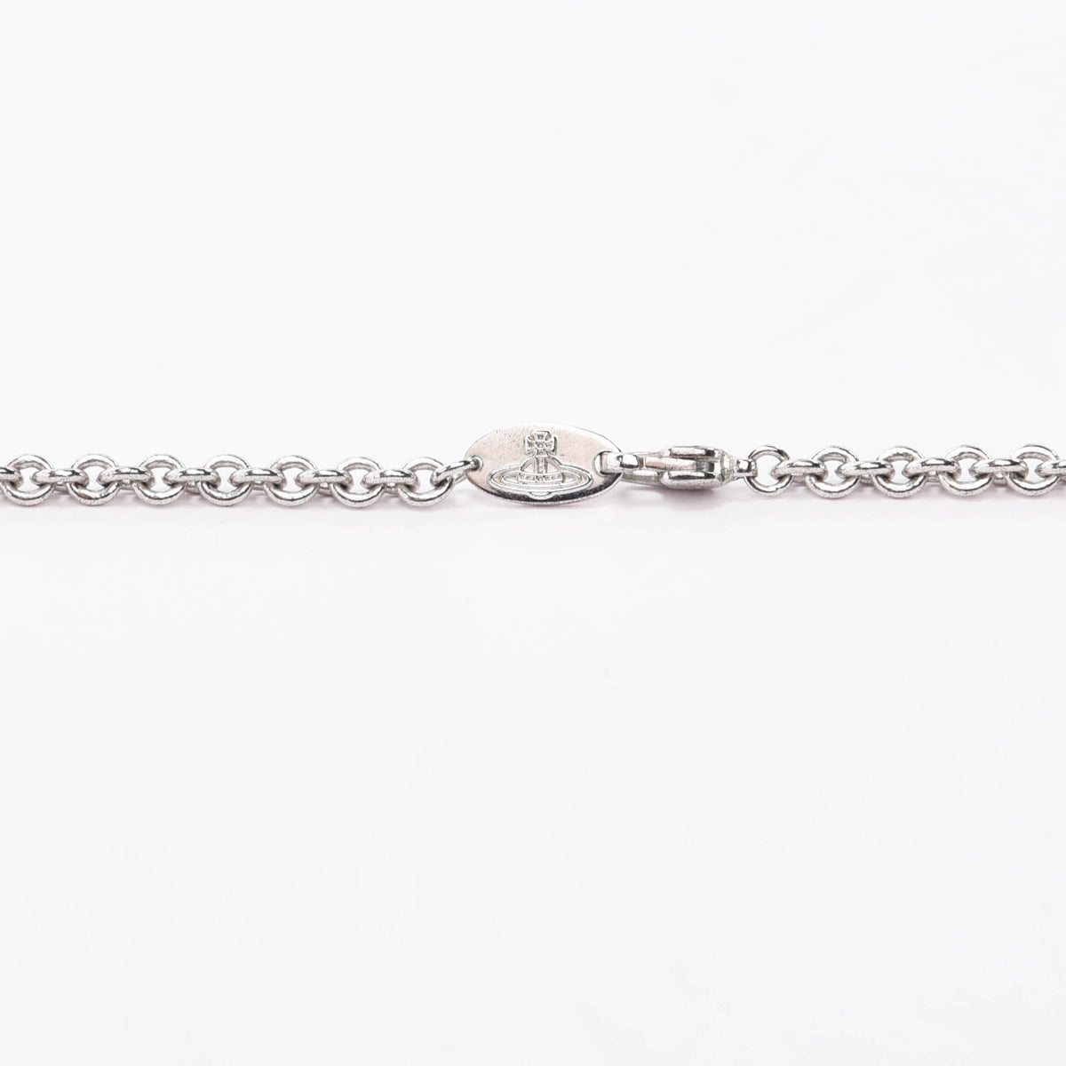 Vivienne Westwood Silver Crystal Mayfair Orb Necklace
