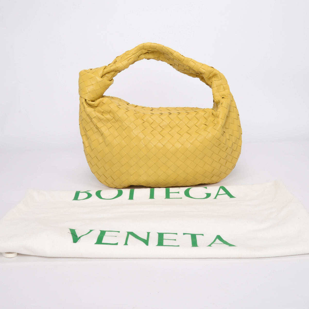 Bottega Veneta Corn Intrecciato Lambskin Small Jodie Bag