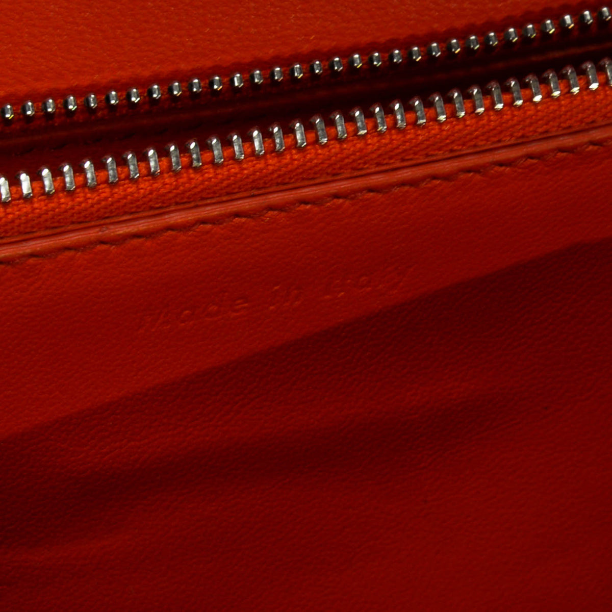 Celine Vermillion Hi-Shine Medium Classic Box Bag