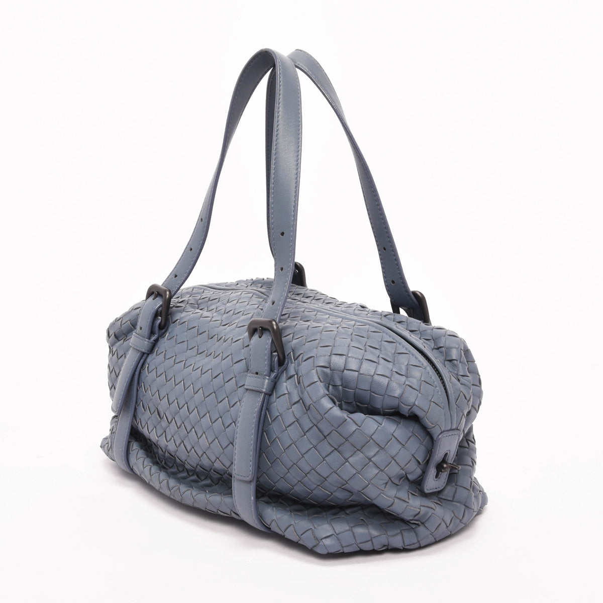 Bottega Veneta Light Purple Intrecciato Montaigne Bag