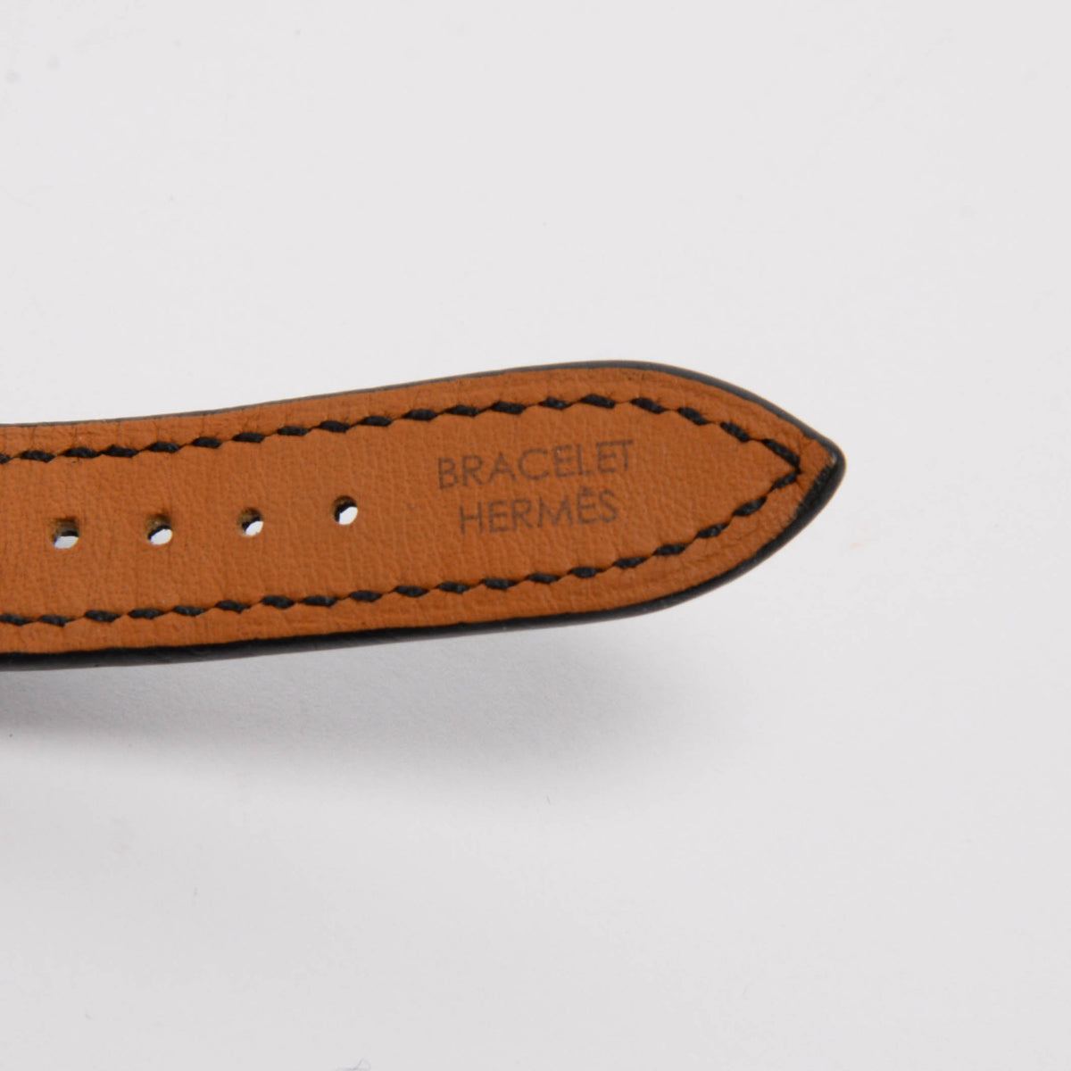 Hermes Black Epsom Heure H Small Model Watch