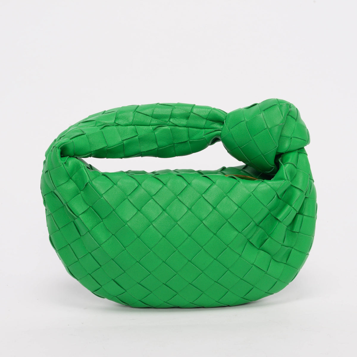 Bottega Veneta Parakeet Green Intrecciato Mini Jodie