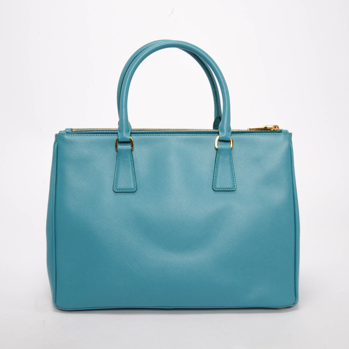 Prada Turquoise Saffiano Lux Large Galleria Tote