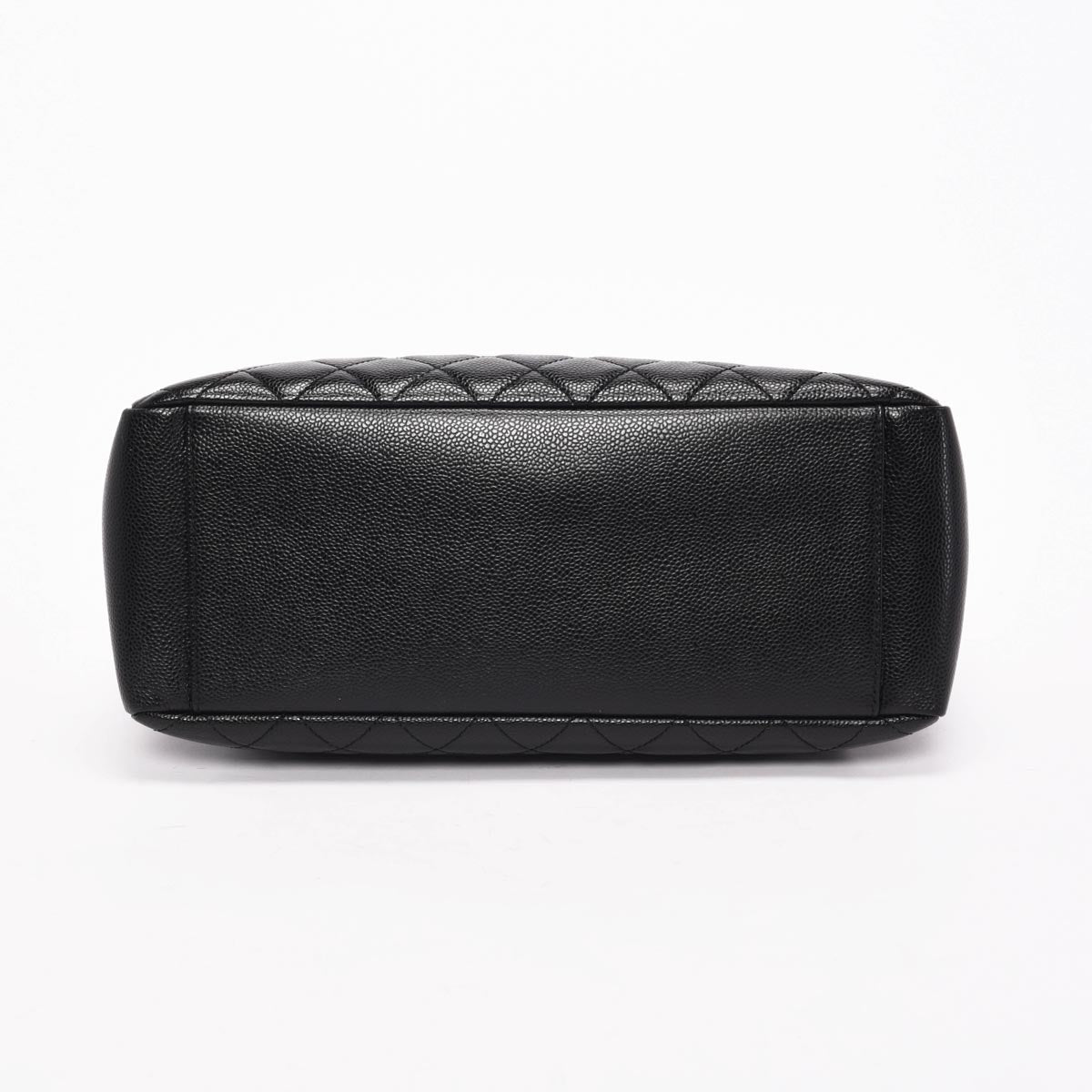 Chanel Black Quilted Caviar Grand Shopping Tote