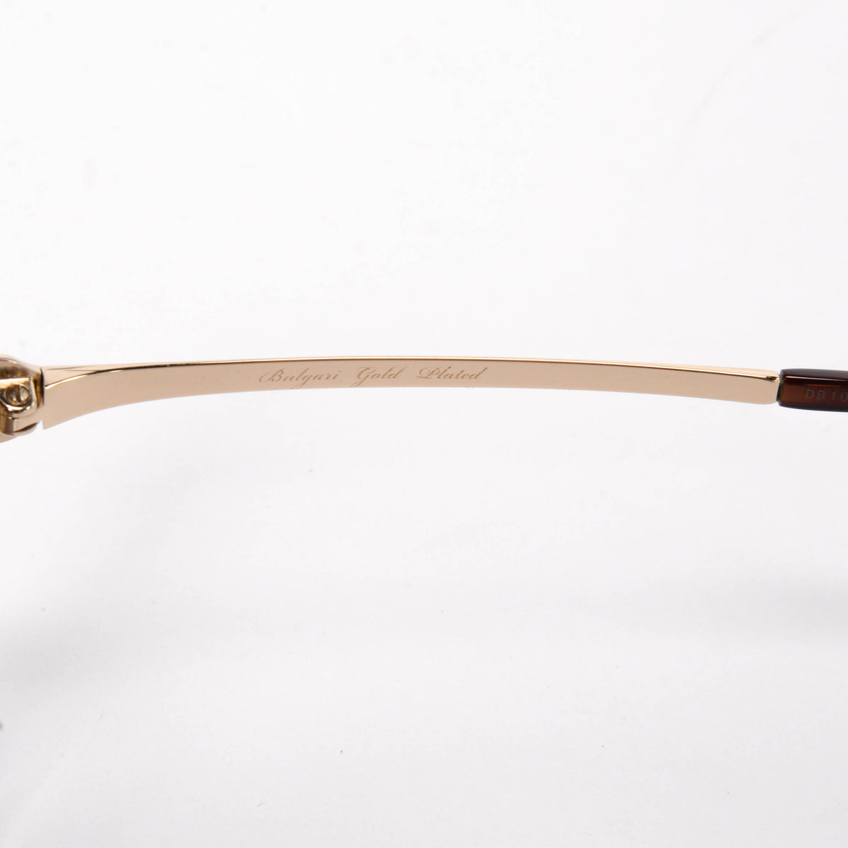 Bulgari Gold Plated Serpenti Pilot Sunglasses